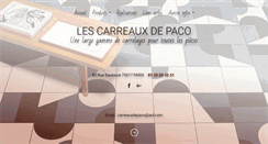 Desktop Screenshot of lescarreauxdepaco.com